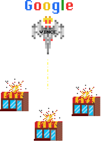 Google Vince spaceship